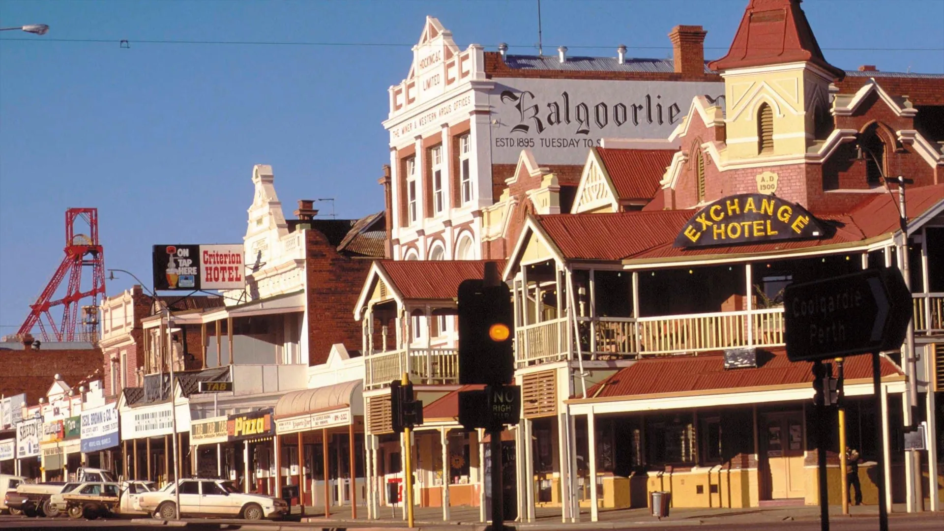 Aerial view of Kalgoorlie